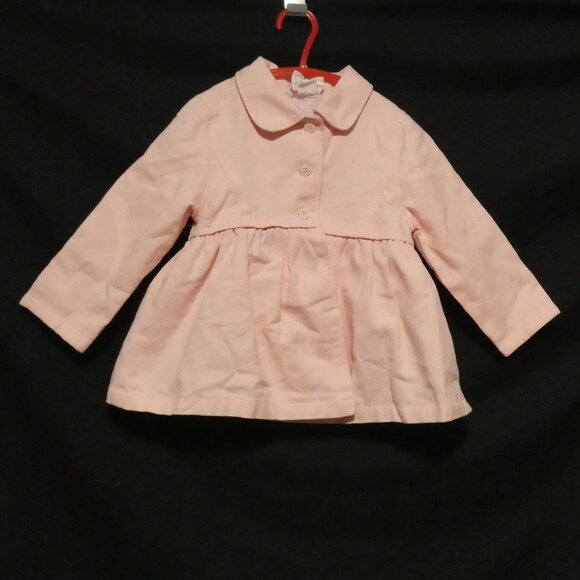 H&M | 1.5 - 2 years | Toddler Girls | Pink Textured Button-Up Jacket | NWOT - Picture 1 of 14